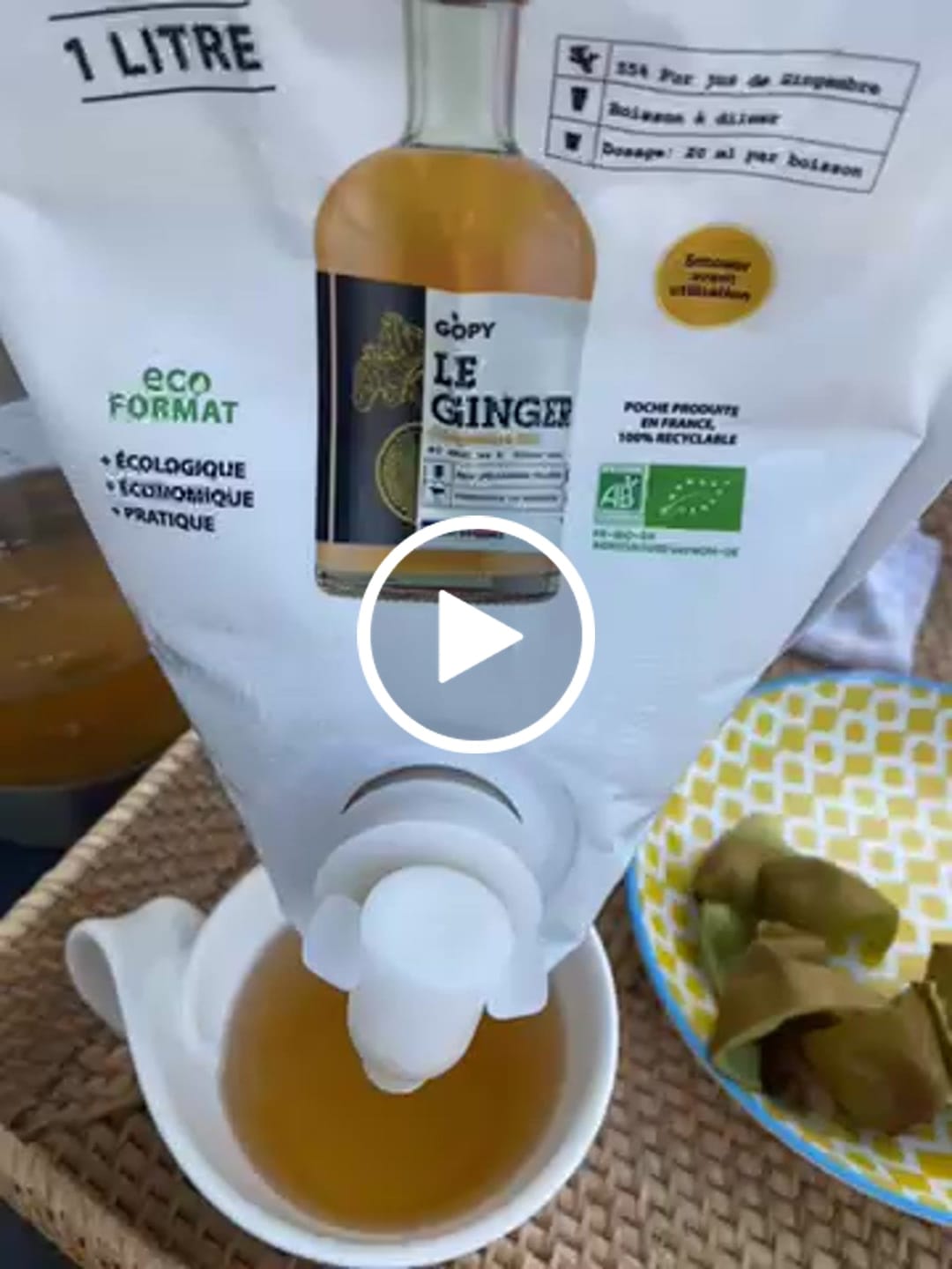 Customer video review of Le Ginger Classique Pouch 1 litre