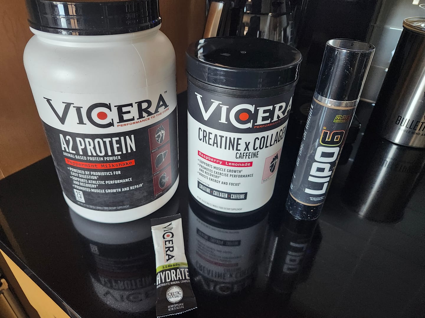 Customer photo review of CREATINE X COLLAGEN X CAFFEINE | RASPBERRY LEMONADE