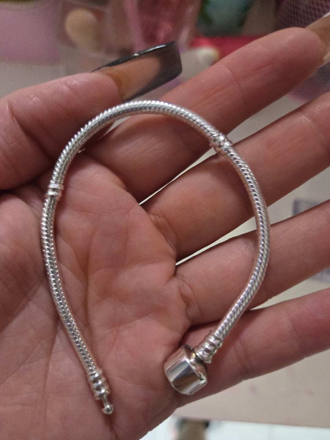 Customer photo review of Pulsera Cola de Raton