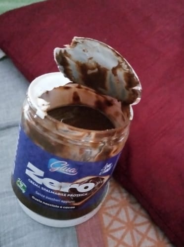 Customer photo review of Crema proteica gusto nocciola e cacao