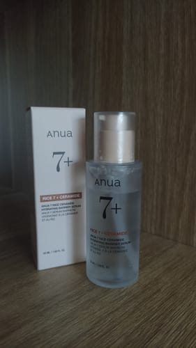 Customer photo review of Serums mirdzuma piešķiršanai ar rīsiem Anua Rice 7 Ceramide Hydrating Barrier Serum