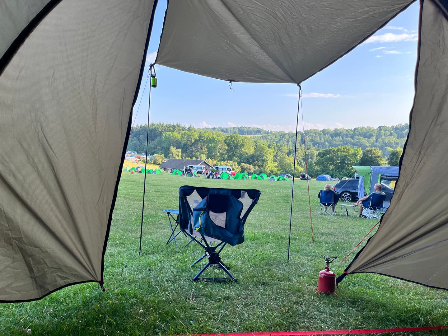 Customer photo review of MotoTent Awning Kit