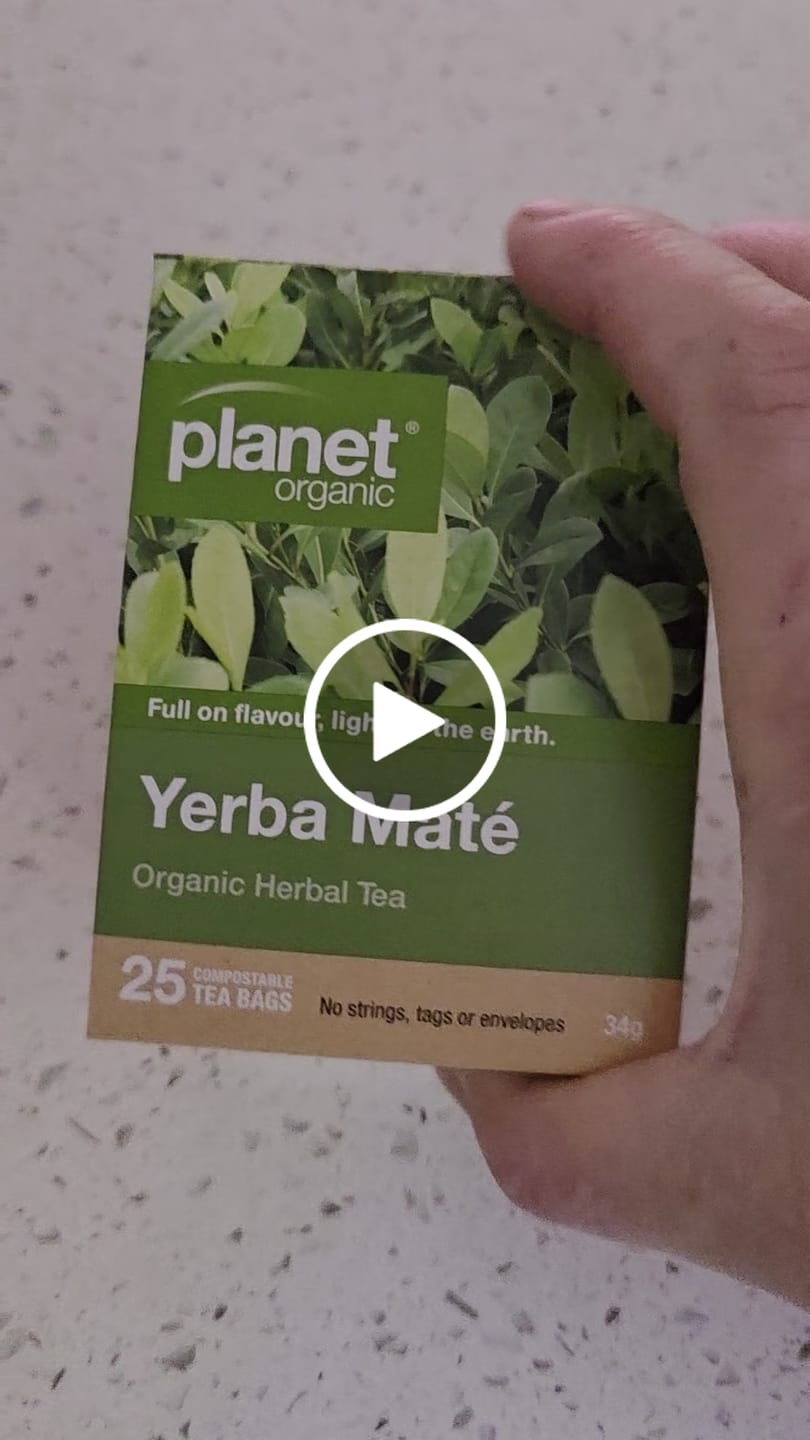 Customer video review of Yerba Mate 25 Teabags - Certified Organic