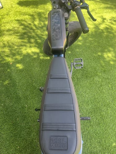 Customer photo review of Custom Seat Cover: Super73 S2 Series