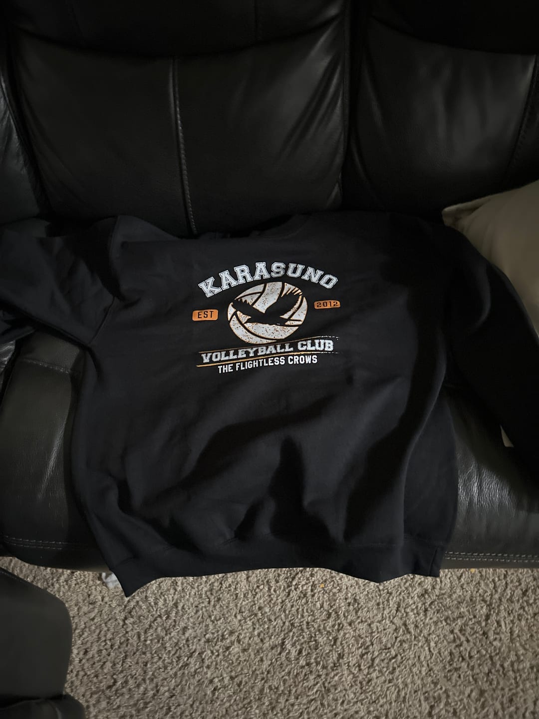 Customer photo review of Karasuno Crewneck
