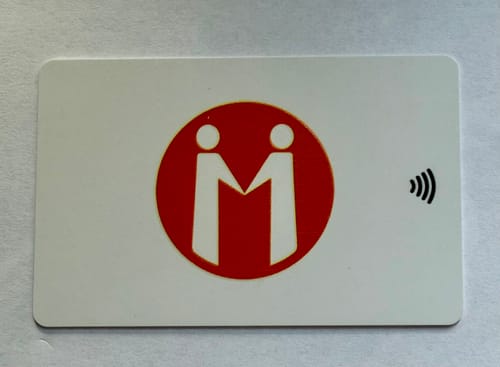 Customer photo review of Custom NFC Business Card