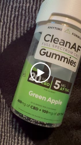 Customer video review of Green Apple THC Gummies