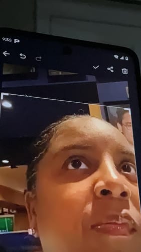 Customer photo review of Instant Dye Shampoo