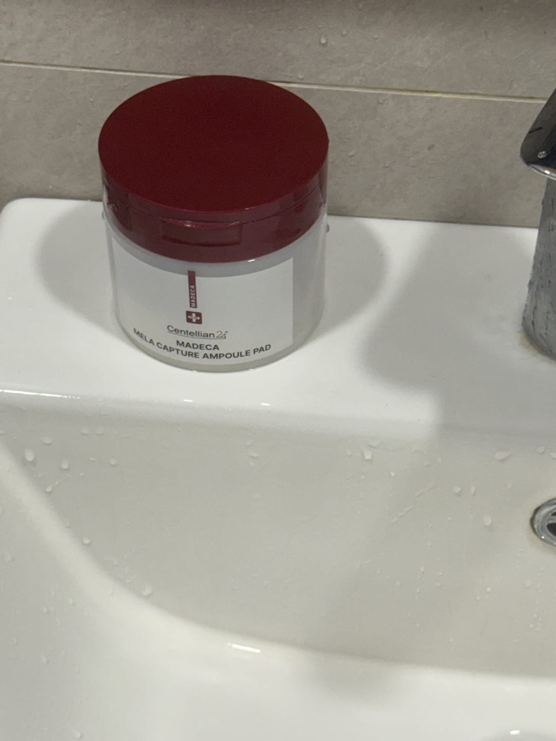 Customer photo review of Madeca Mela Capture Ampoule Pad 60pcs