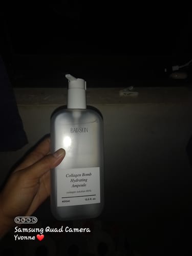 Customer photo review of Bad Skin™ Korean Collagen Bomb Hydrating Ampoule