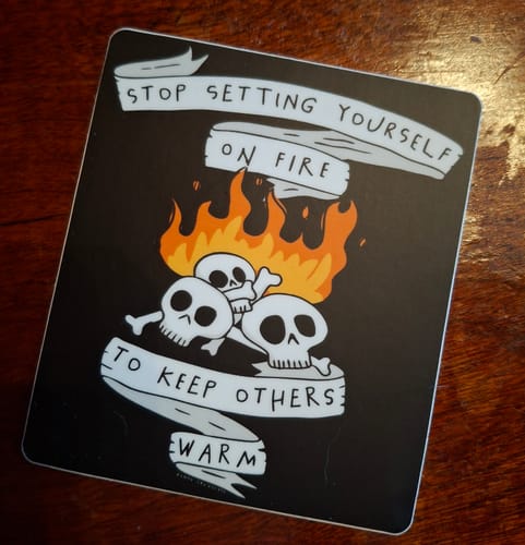 Customer photo review of 100 - 3" Custom Vinyl Stickers