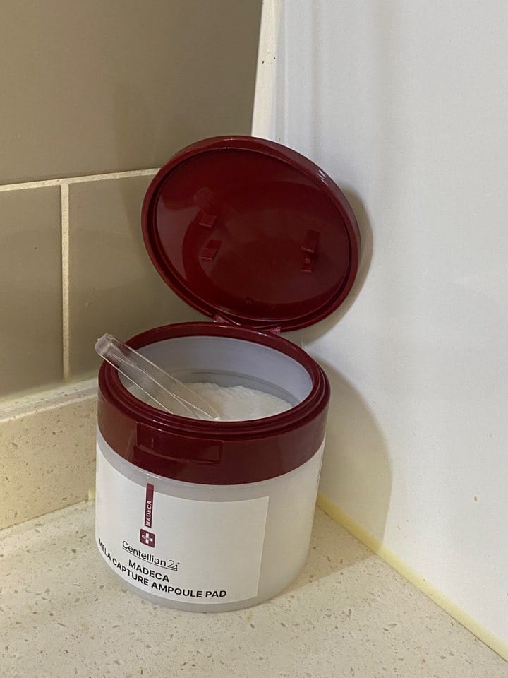 Customer photo review of Madeca Mela Capture Ampoule Pad 60pcs