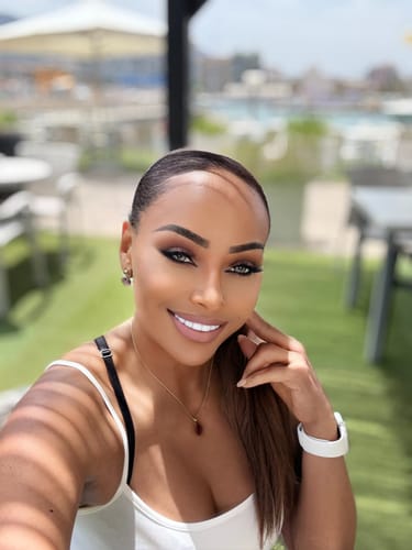 Customer photo review of Ponytail Rihanna 55cm Rizada