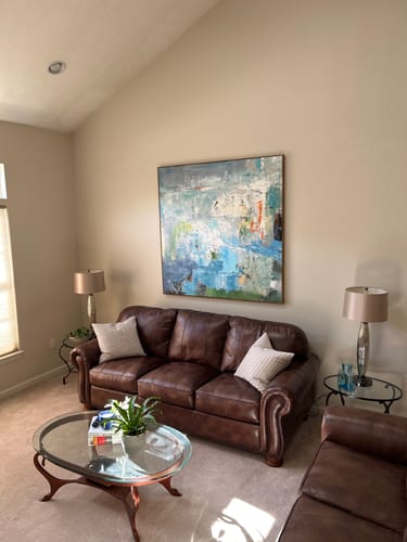 Customer photo review of Modern Abstract Painting #ABAS261