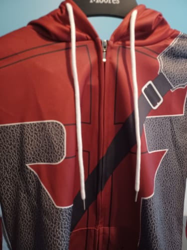 Customer photo review of Unisex Deadpool and Wolverine 3D Print Cosplay Hoodie