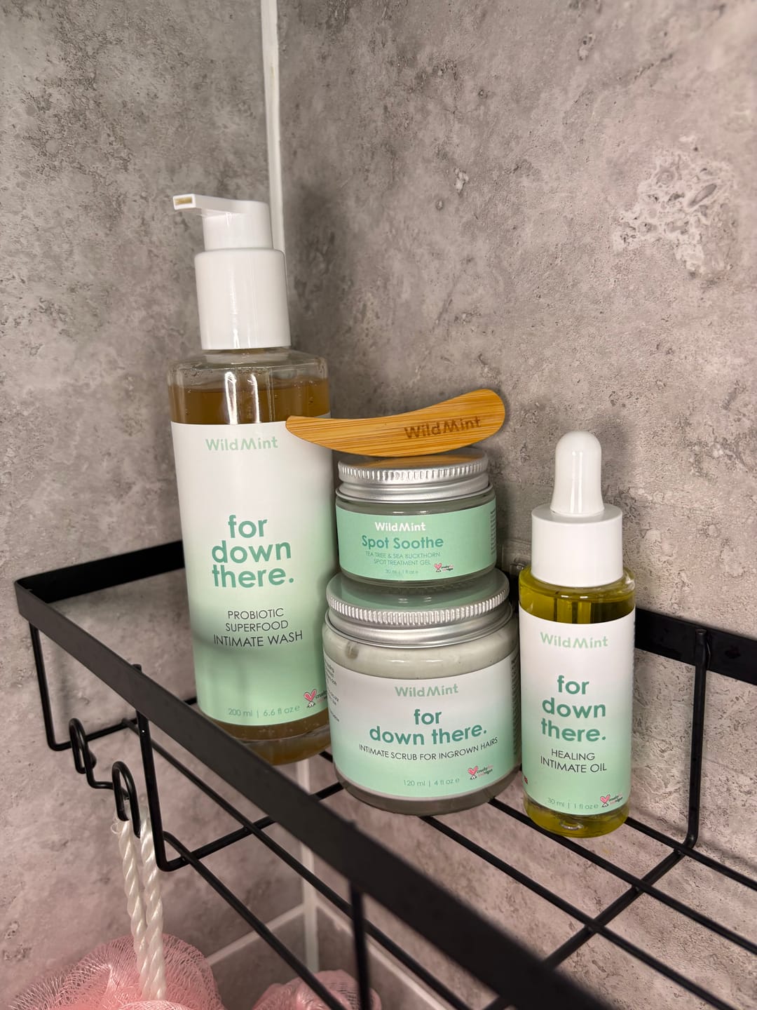 Customer photo review of Superfood Intimate Care Kit
