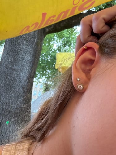 Customer photo review of Piercing Session Termin inkl. Erstschmuck & Stechen
