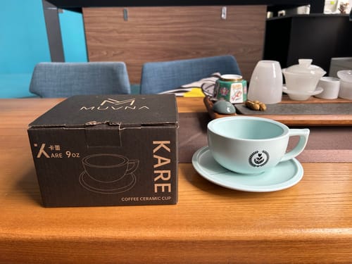 Customer photo review of Embossed Ceramic Latte Cup 280ml