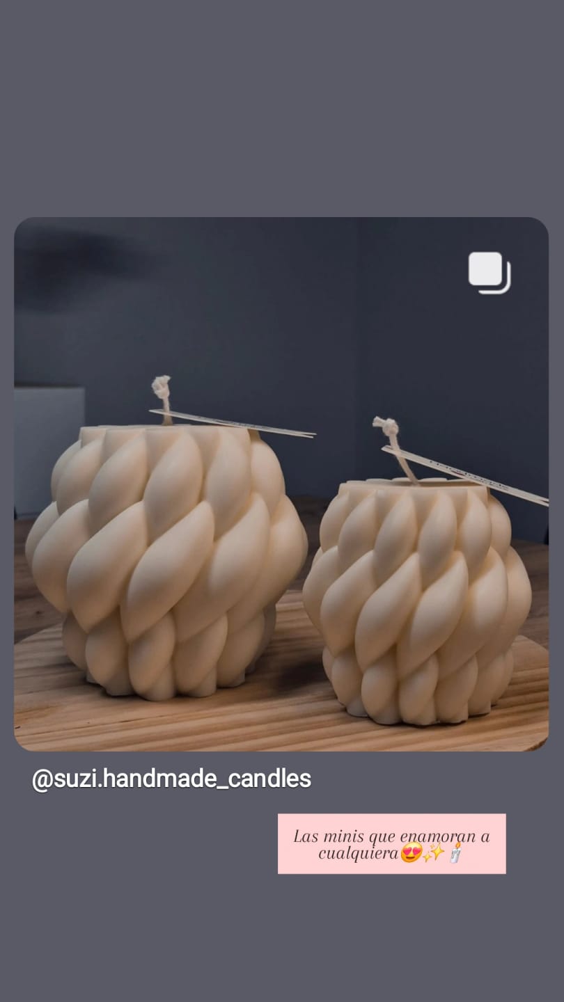 Customer photo review of MECHAS PARA VELAS SIN ENCERAR