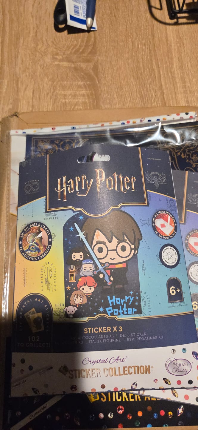 Customer photo review of Harry Potter Crystal Art Sticker Album - Starter Pack