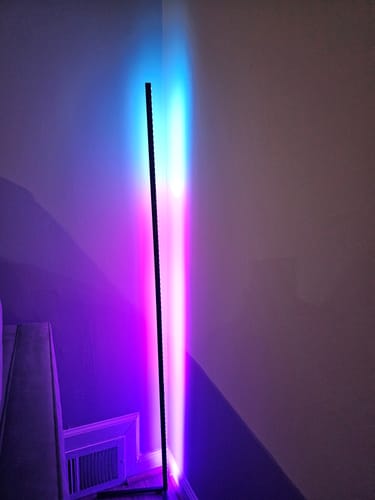 Customer photo review of LITE TOWER - MODERN STYLED LED CORNER LAMP