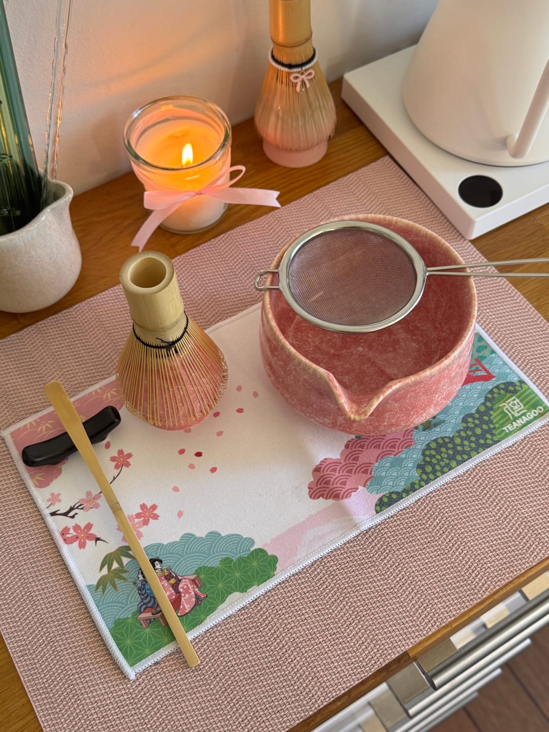 Customer photo review of Matcha Set-Beginner Set Pink Ocean