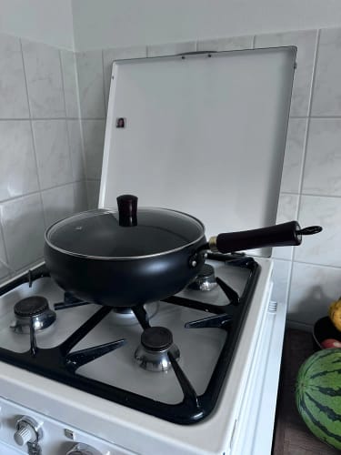 Customer photo review of Olla Artesanal Hierro Fundido