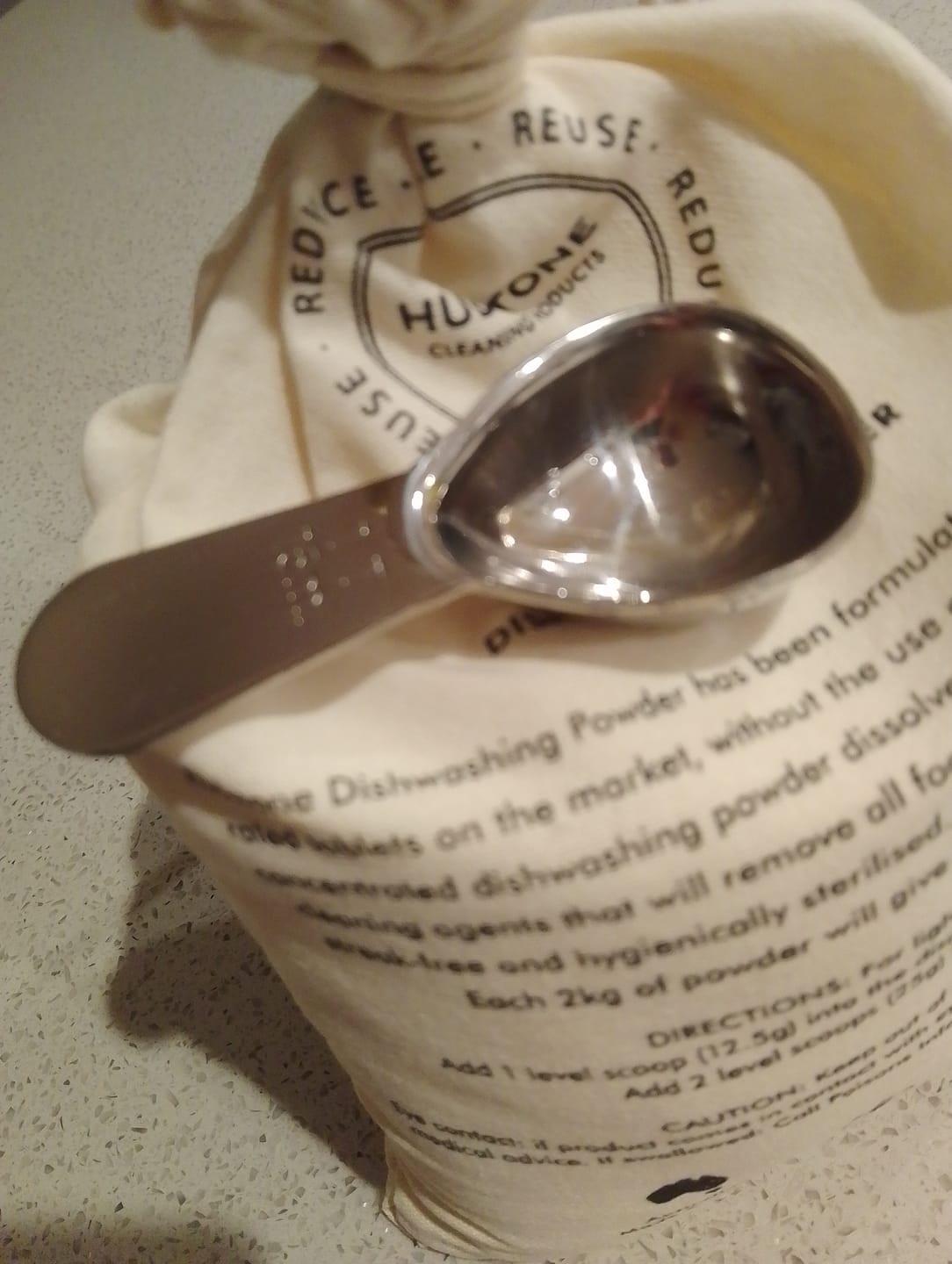 Customer photo review of Stainless Steel Laundry Powder Scoop