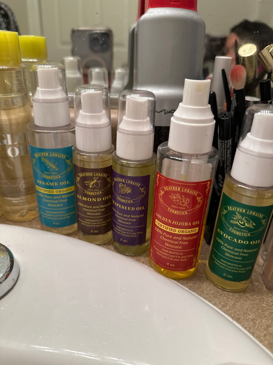 Customer photo review of Certified-Organic Sesame Oil