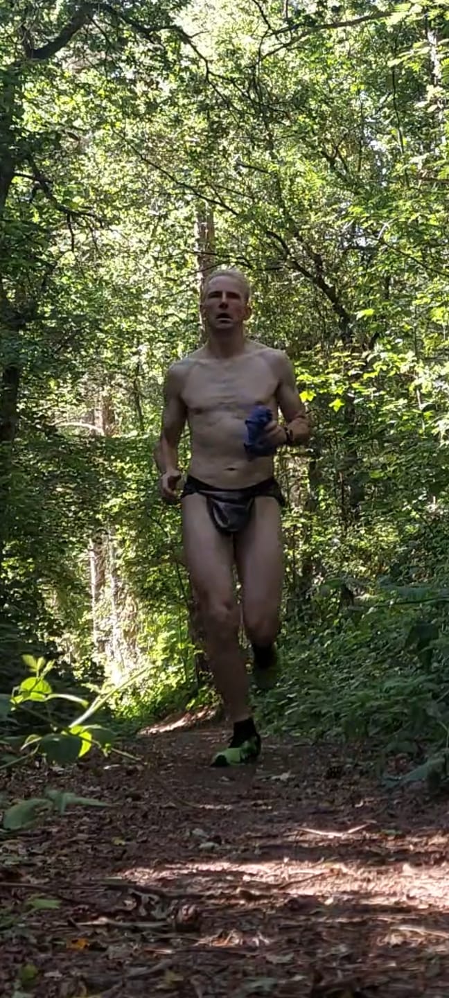 Customer photo review of Men's Sexy Split Side Shorts