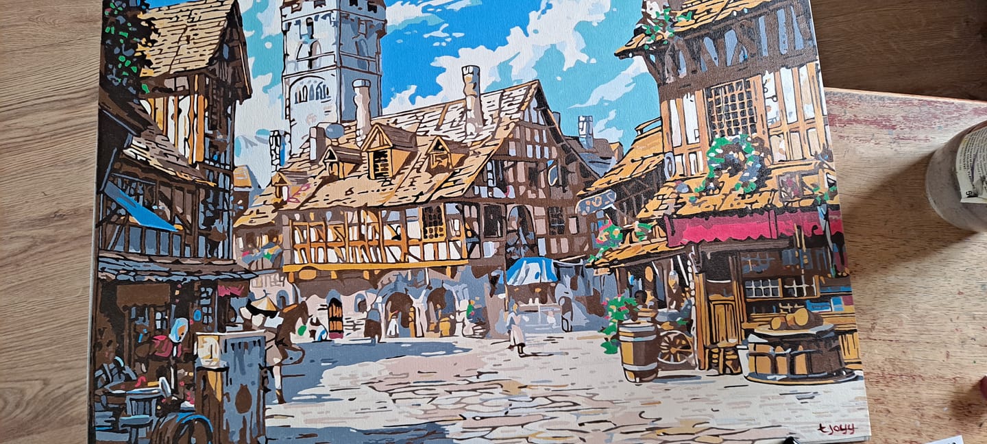 Customer photo review of Medieval Town Plaza