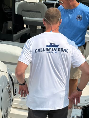 Customer photo review of American Flag Short Sleeve Dri-Fit Custom Shirts