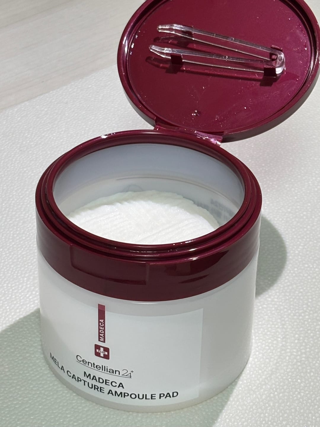 Customer photo review of Madeca Mela Capture Ampoule Pad 60pcs