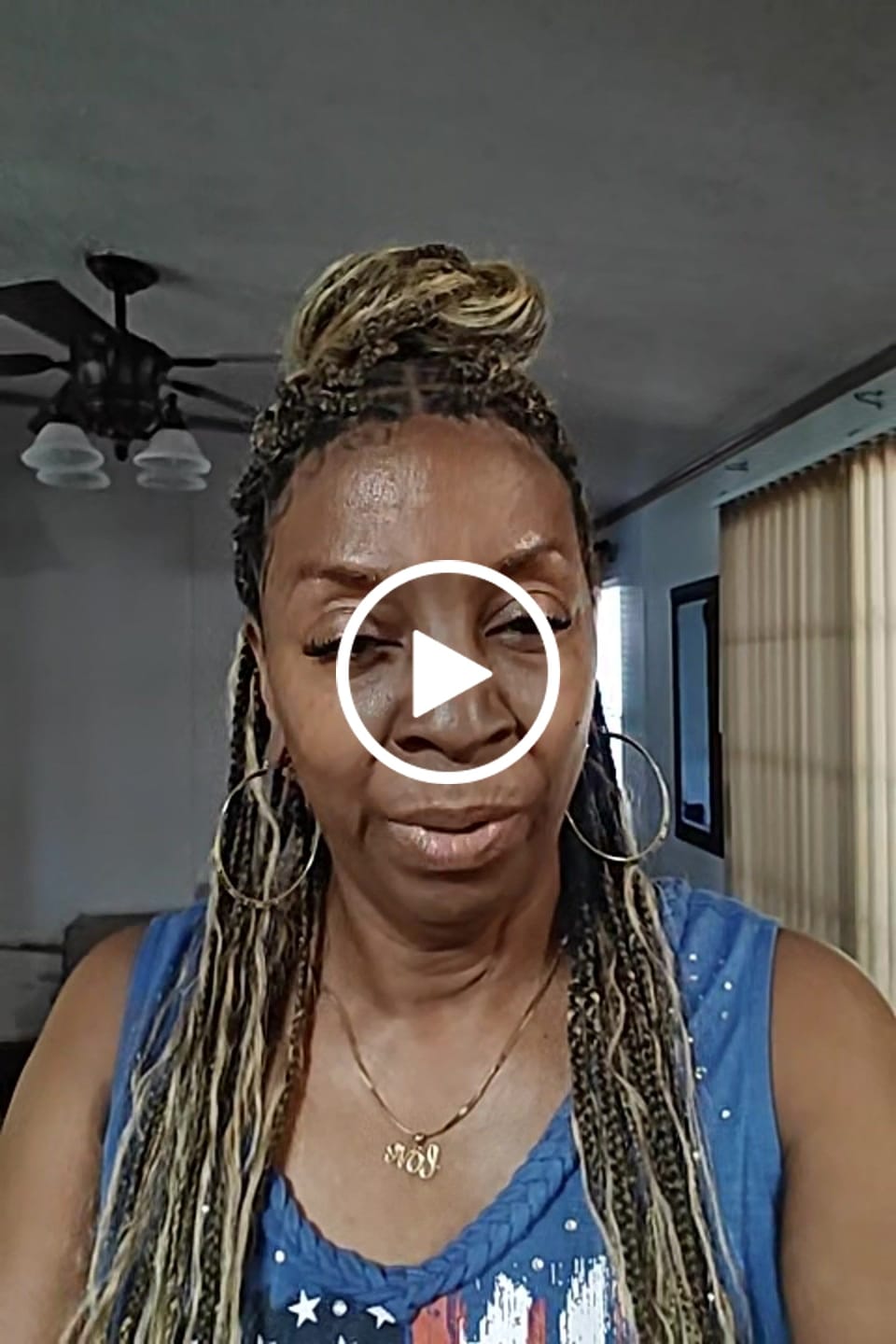 Customer video review of Swiss HD Full Lace Knotless Box Braided Wig