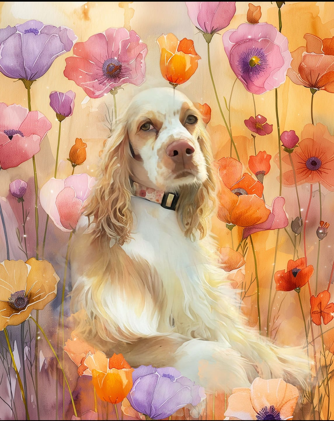 Customer photo review of Custom Watercolor Pet Portrait – BlossomTails
