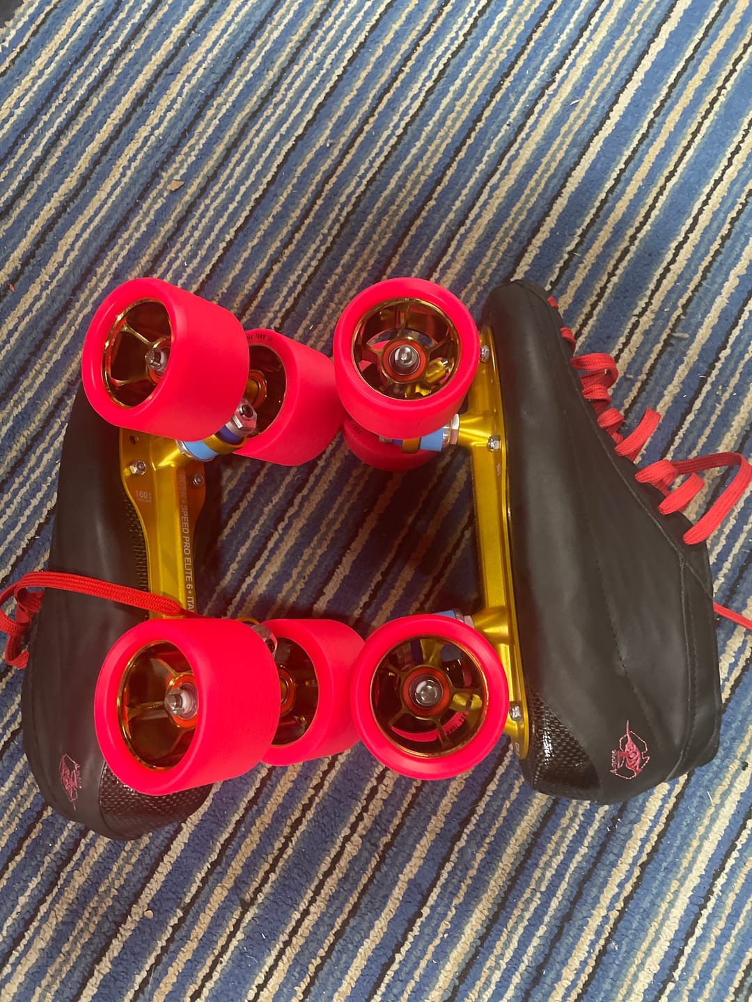 Customer photo review of Bont Royal Assassin Roller Skate Wheels