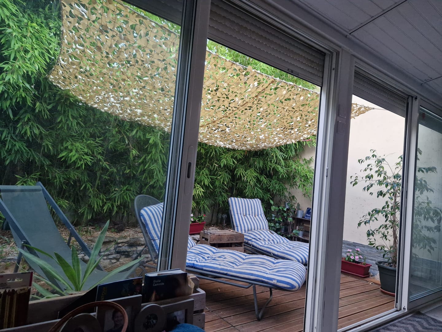 Customer photo review of Desert Camo Netting Sun Shade