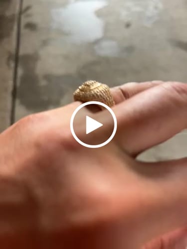 Customer video review of 14k Men's CZ Big Ring 🔥 JTJ™