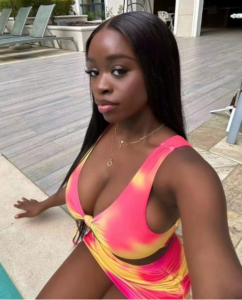 Customer photo review of MORE FACE 13x6 Lace Frontal Wig Preplucked Straight Human Hair Wigs With Baby Hair