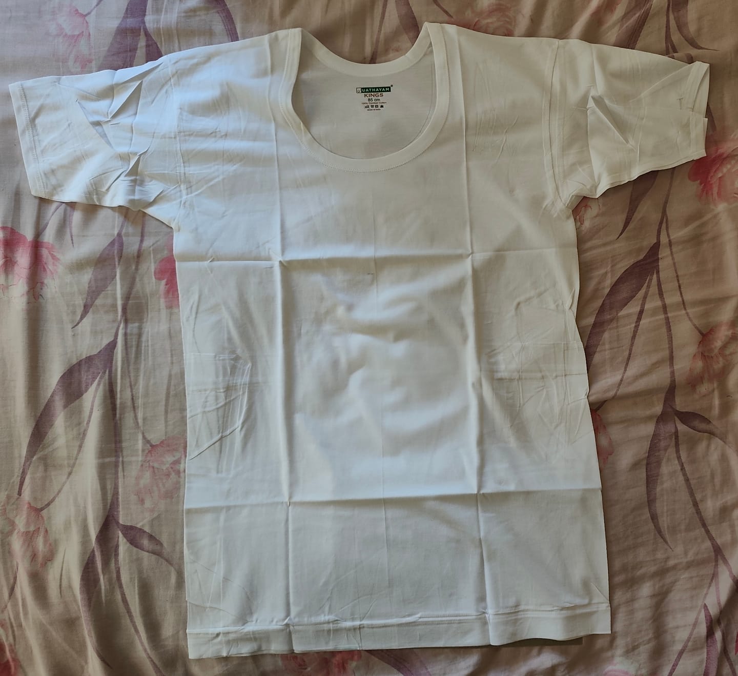 Customer photo review of Kings RNS - 100% Cotton Banian (vest) | Uathayam