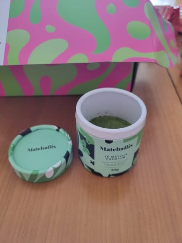 Customer photo review of Té Matcha Premium 100% - (para 1 -3 meses)