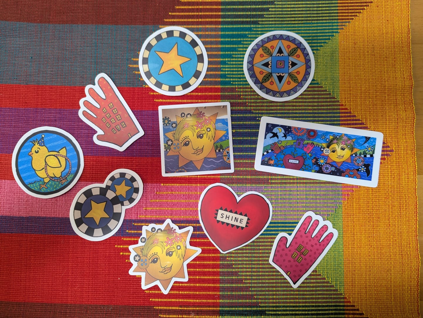 Customer photo review of Custom Die-Cut Stickers