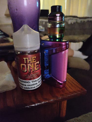 Customer photo review of The One Apple 100ml Vape Juice