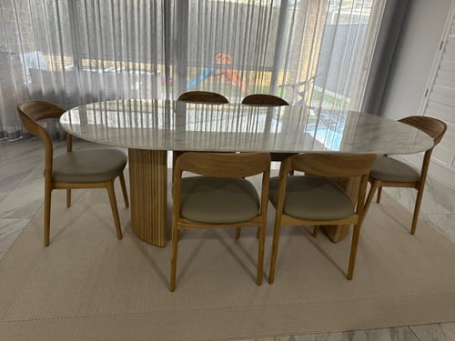 Customer photo review of Ellery Dining Chair "Create Your Own"