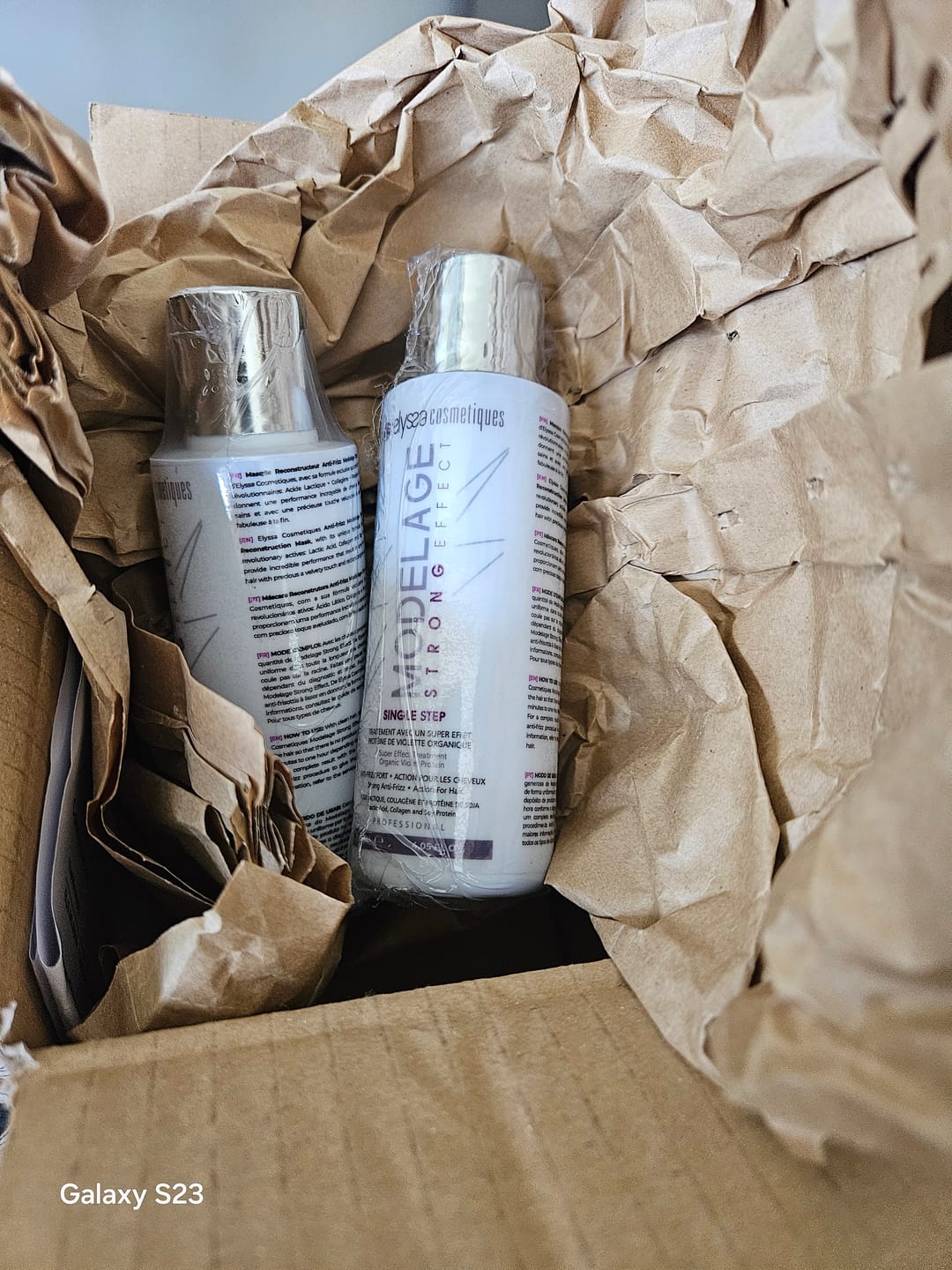 Customer photo review of Lissage Modelage Collagène One Step - 120ml