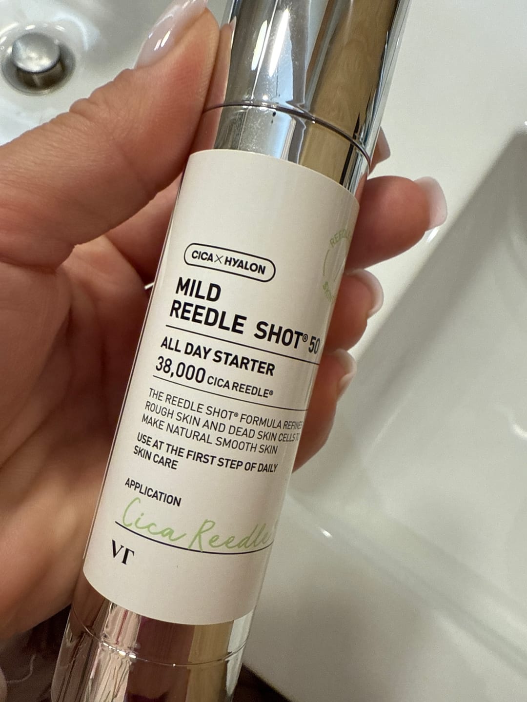 Customer photo review of Serums-būsteris ar mikroadatām ikdienas lietošanai VT Cosmetics Mild Reedle Shot 50