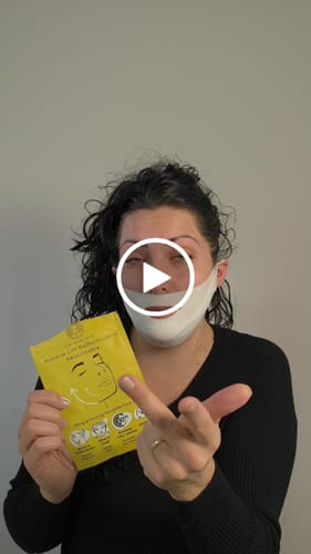 Customer video review of Masque Liftant Réutilisable FontanaySkin™