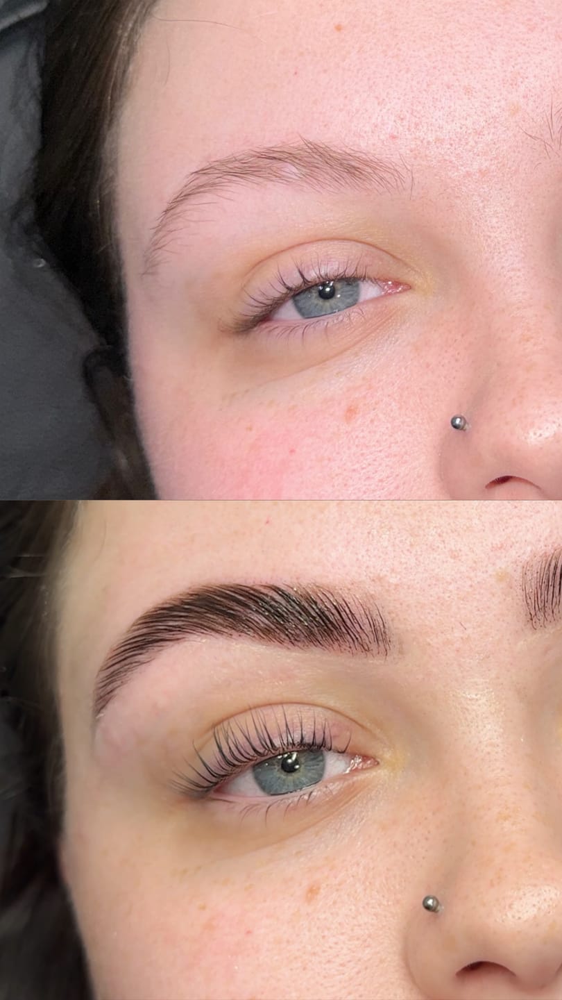 Customer photo review of (NEW) Cysteamine Brow & Lash Lamination Kit - Step 3 - 15ml
