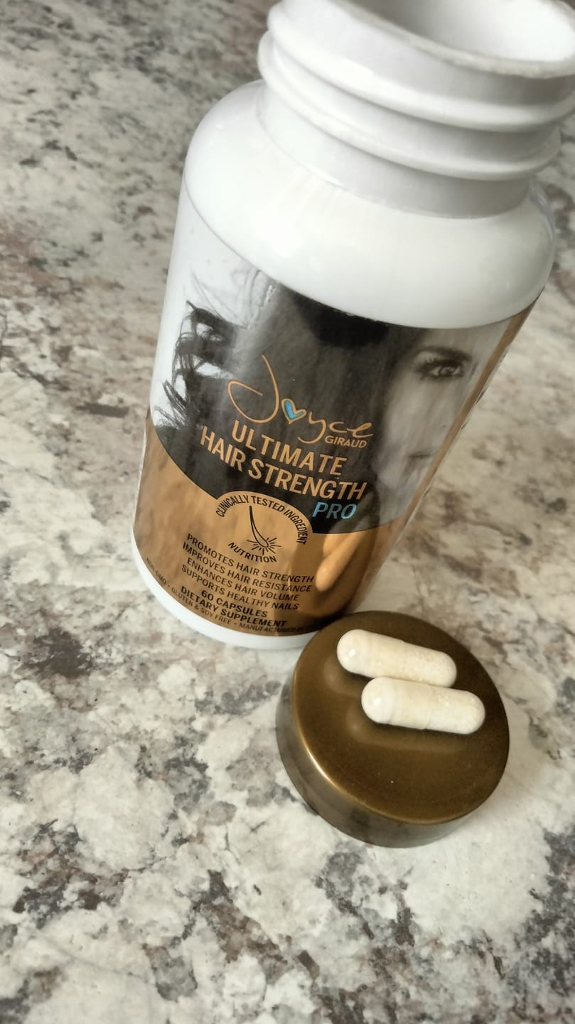 Customer photo review of Ultimate Hair Strength PRO Supplements 30 Days