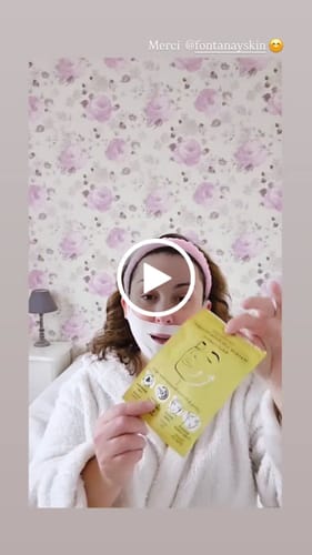 Customer video review of Masque Liftant Réutilisable FontanaySkin™